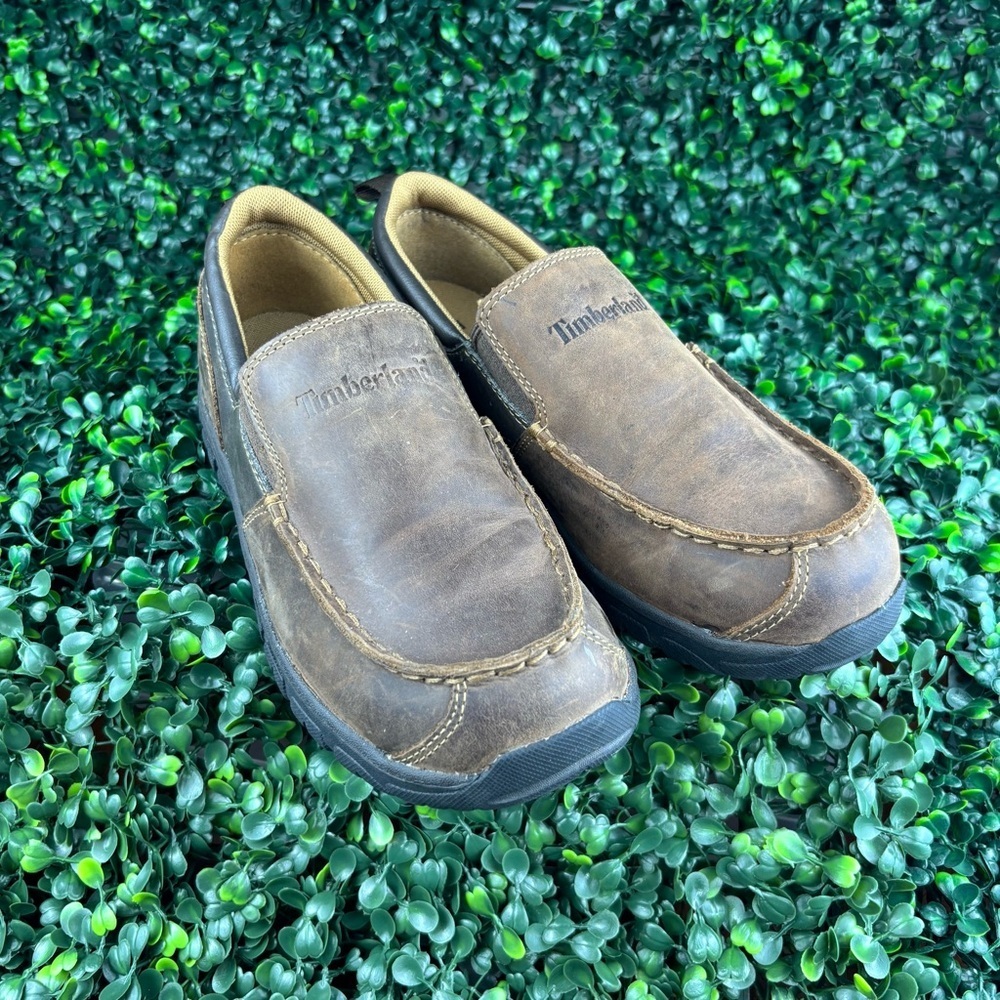 Timberland Big Kids Rustic Brown Slip-On Loafers